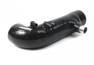 Subaru WRX Turbo Inlet Hose - Perrin Performance - 3in (For Aftermarket Turbos Only) - Black - `02-`07